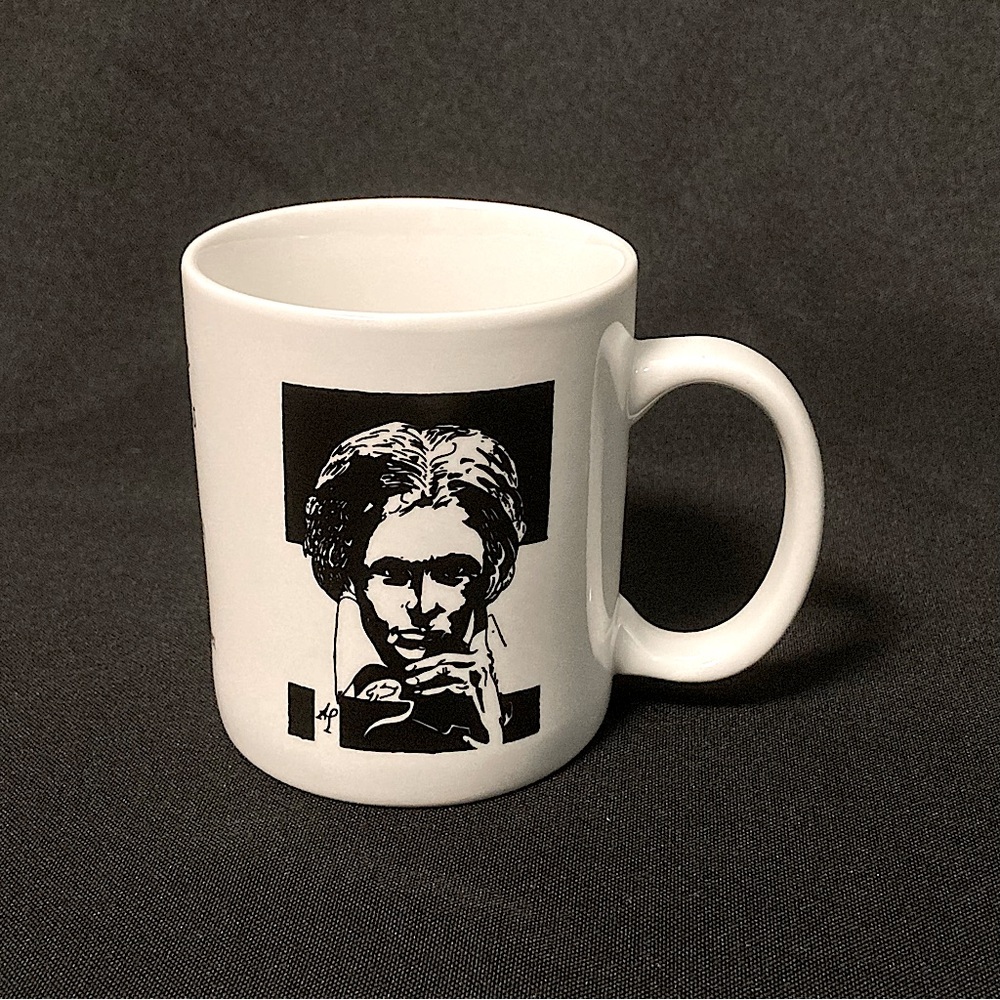 ⭐️ John Keats Quote Silver Phoenix Small 12 oz Ceramic Mug British Poet